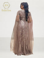 JLo Bespoke Gown Grape