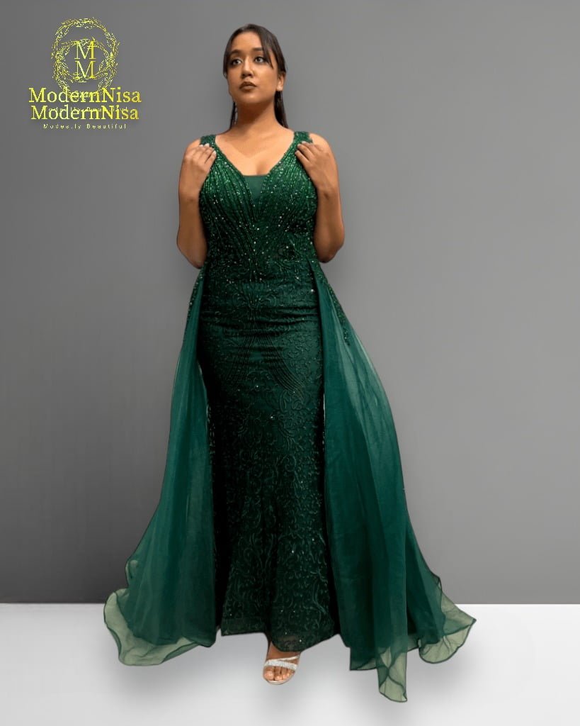 Alya Gown Emerald Green