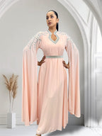 Rayan Kaftan Peach