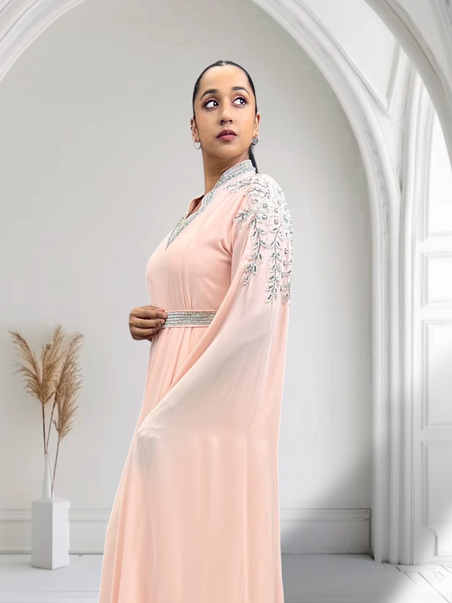 Rayan Kaftan Peach
