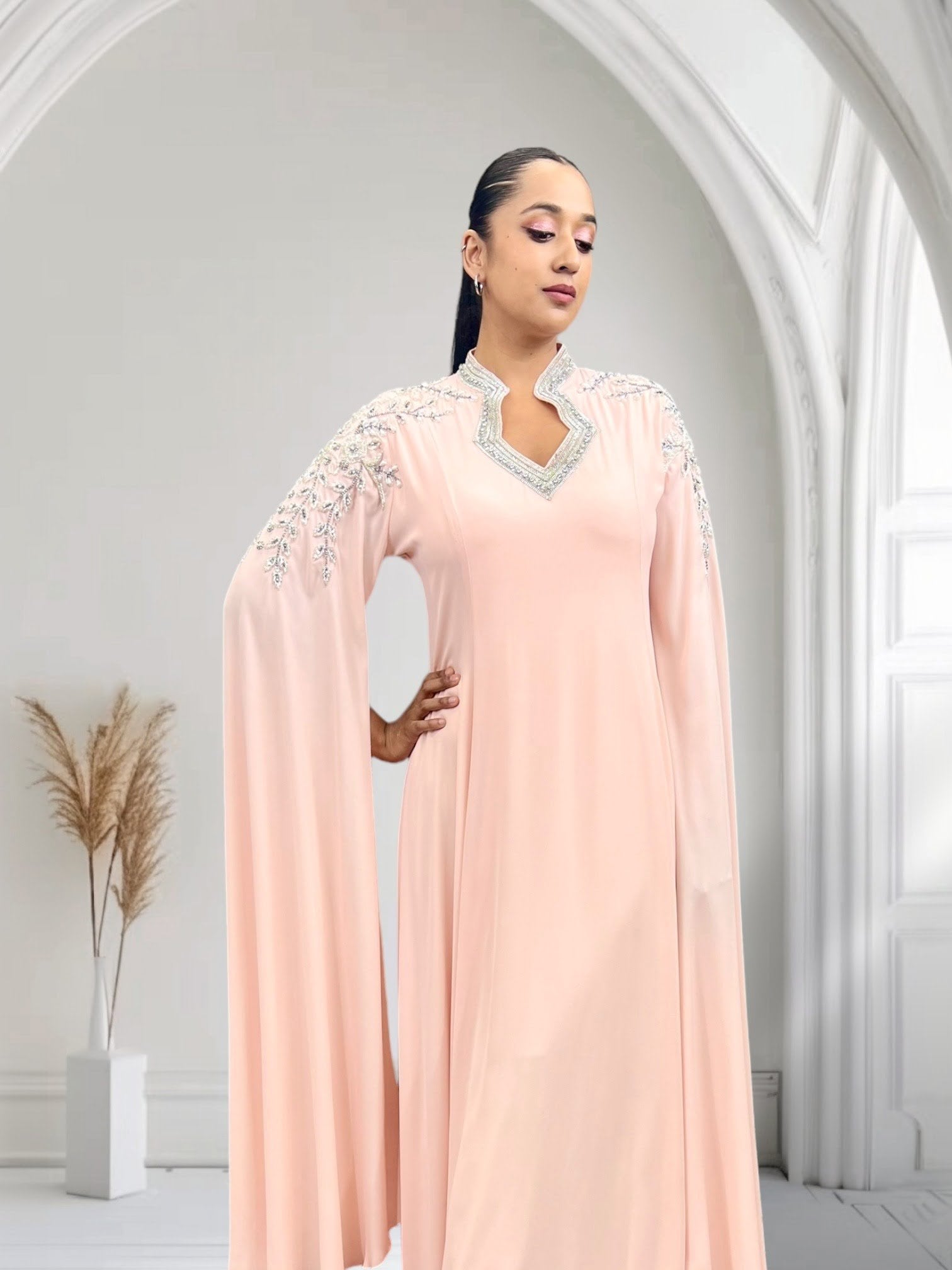 Rayan Kaftan Peach