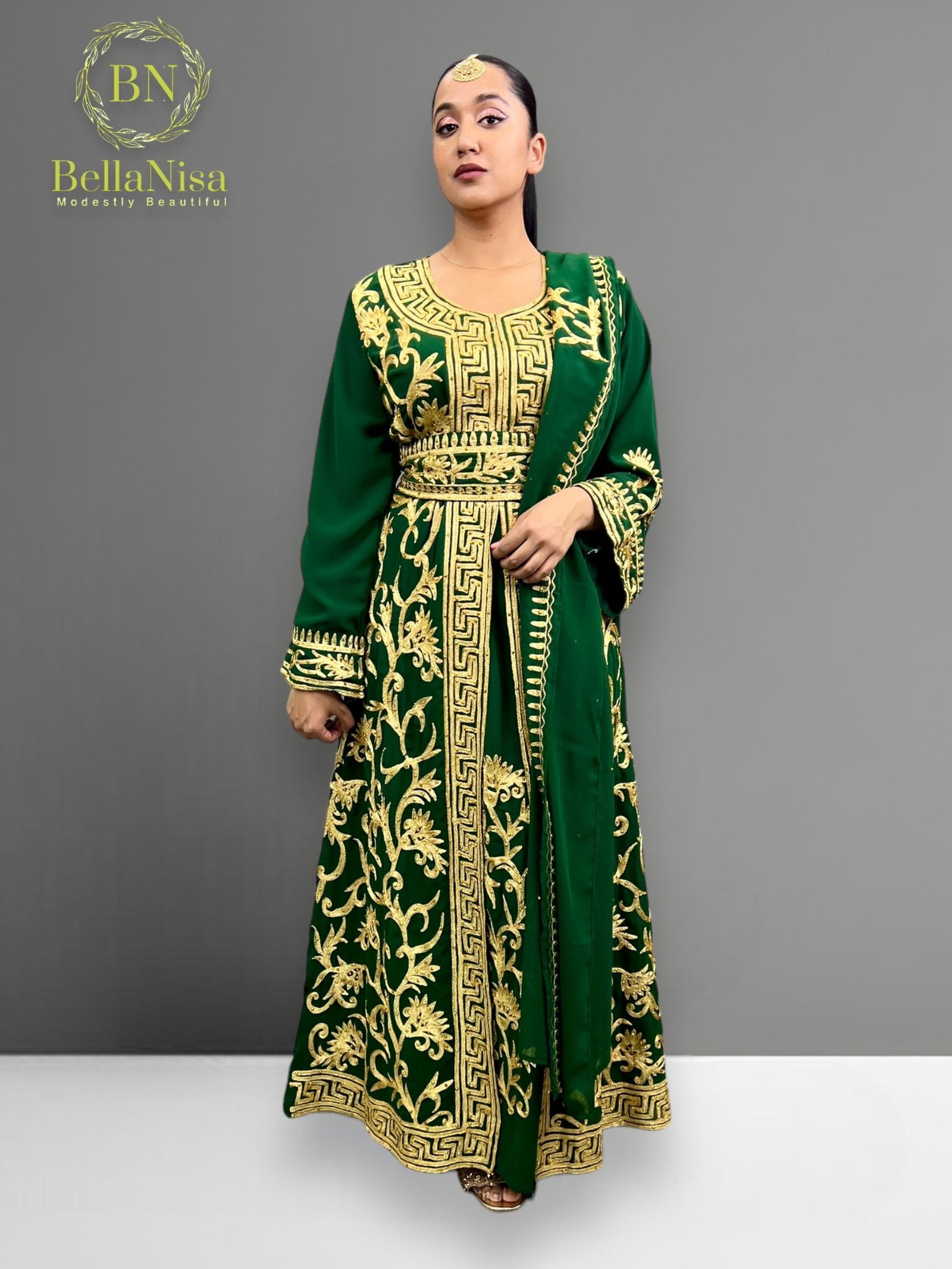 Samar Kaftan Emerald