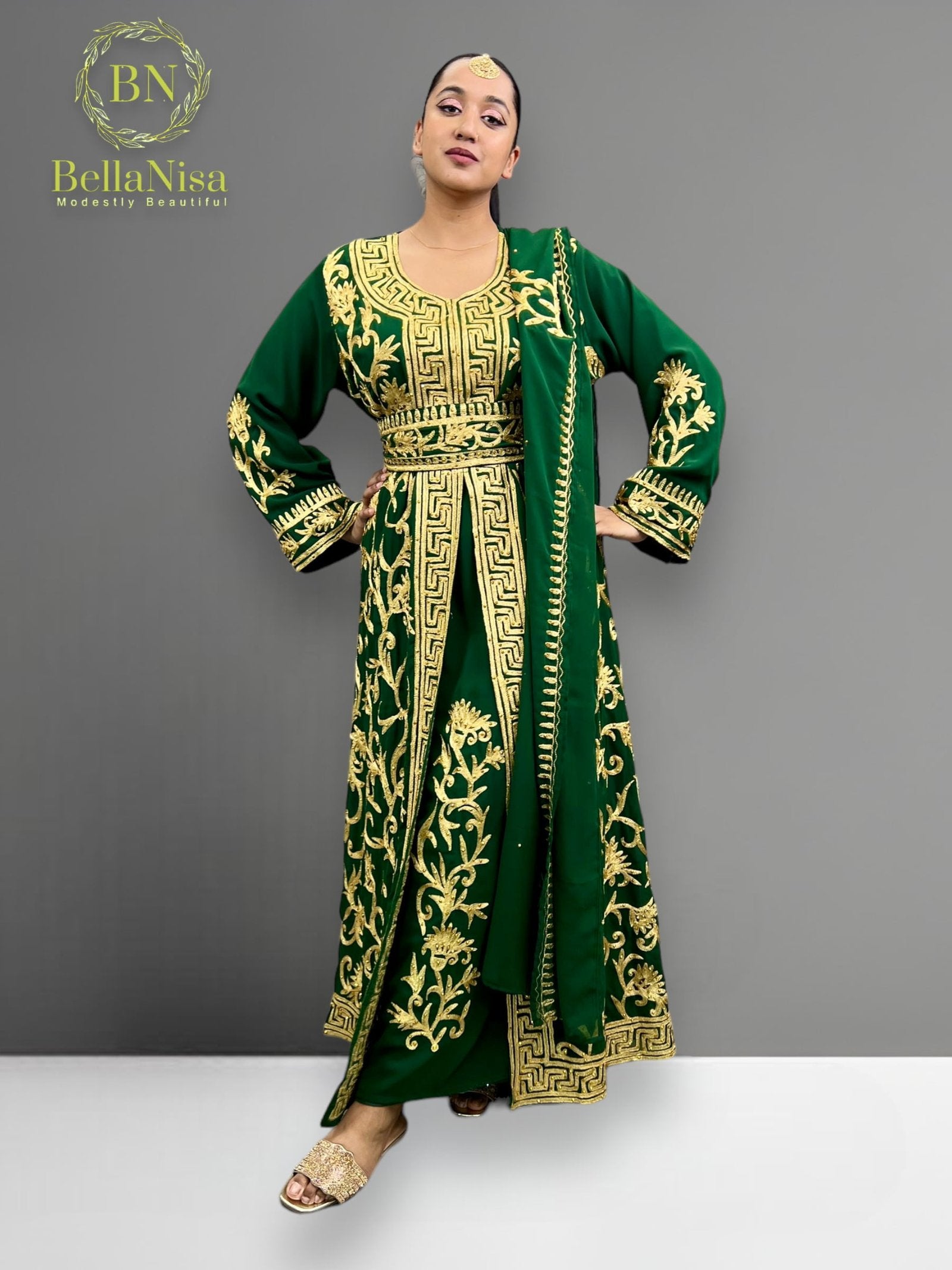 Samar Kaftan Emerald