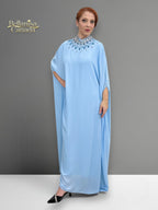 Kaftan Abaya Baby Blue