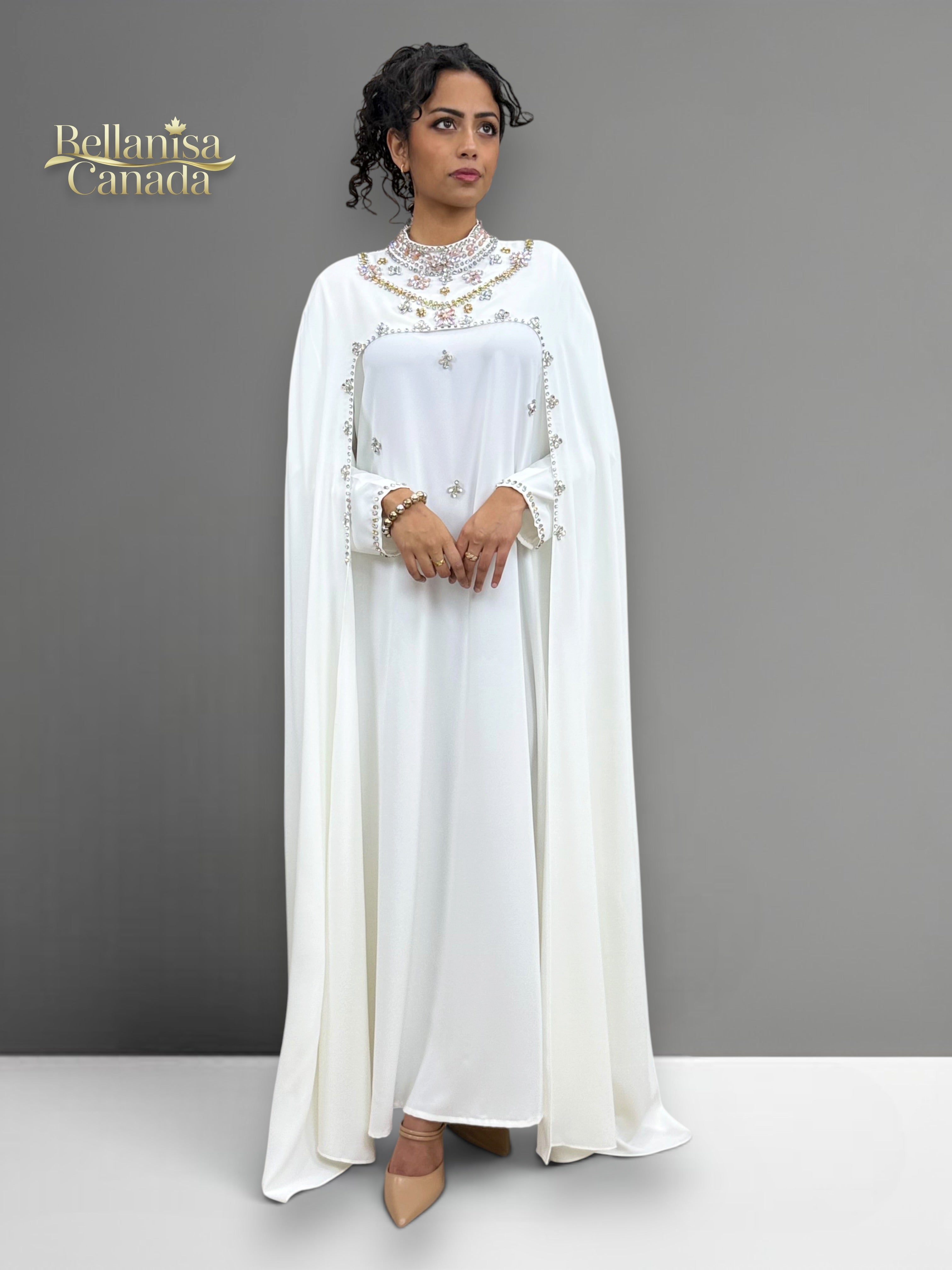 Kaftan Cape White