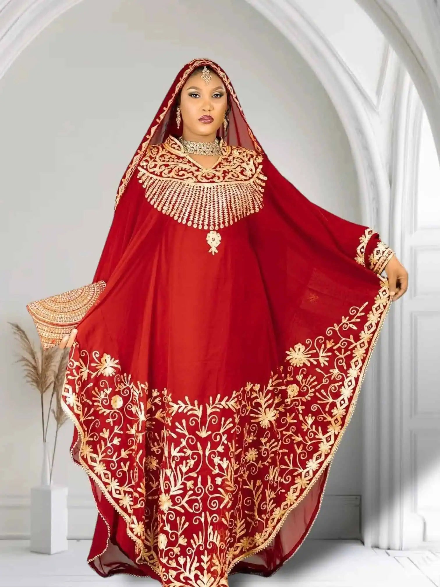 Lina Abaya Kaftan Marron