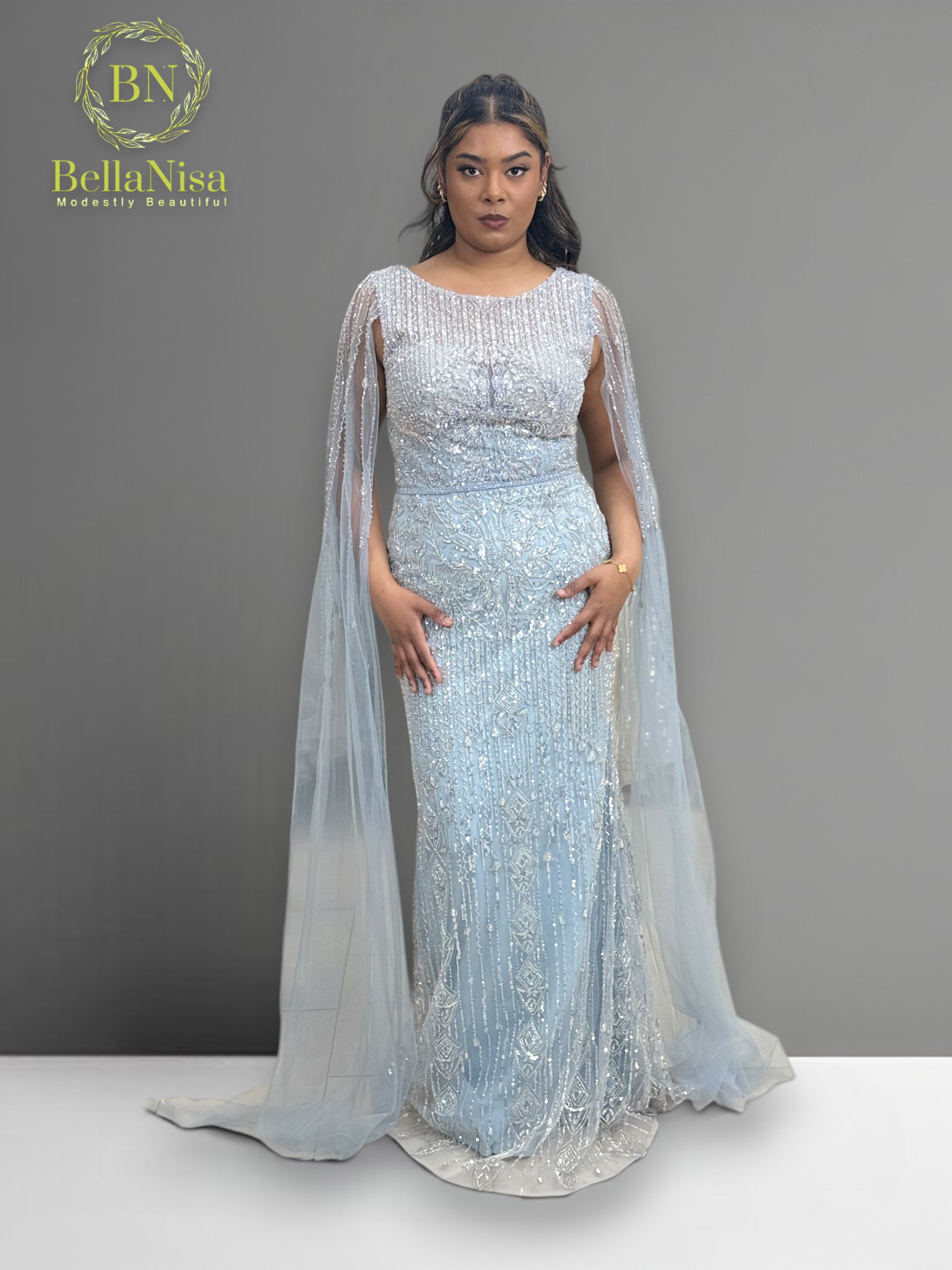 Jaymaima Gown Sky