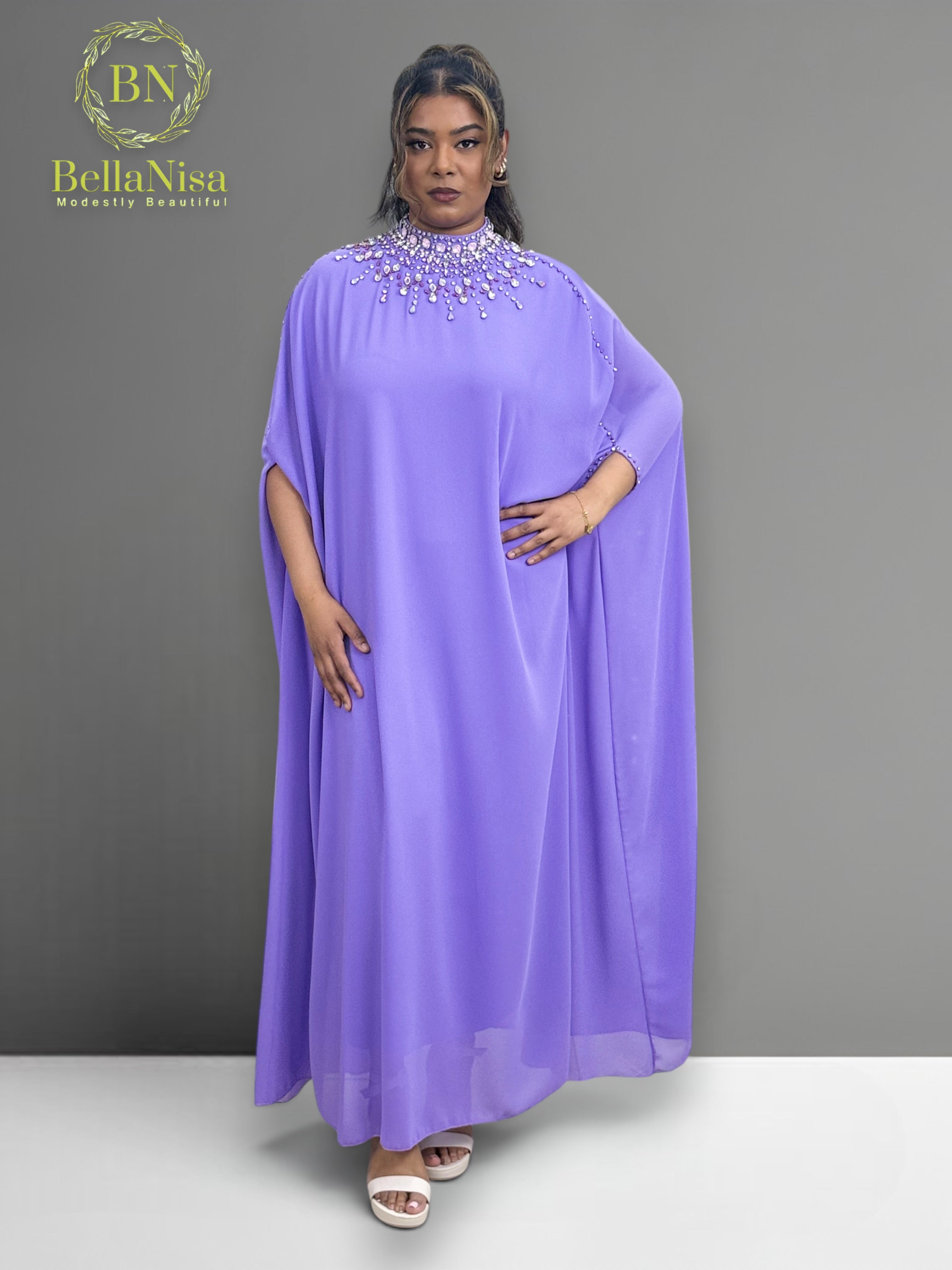 Kaftan Abaya Lavender