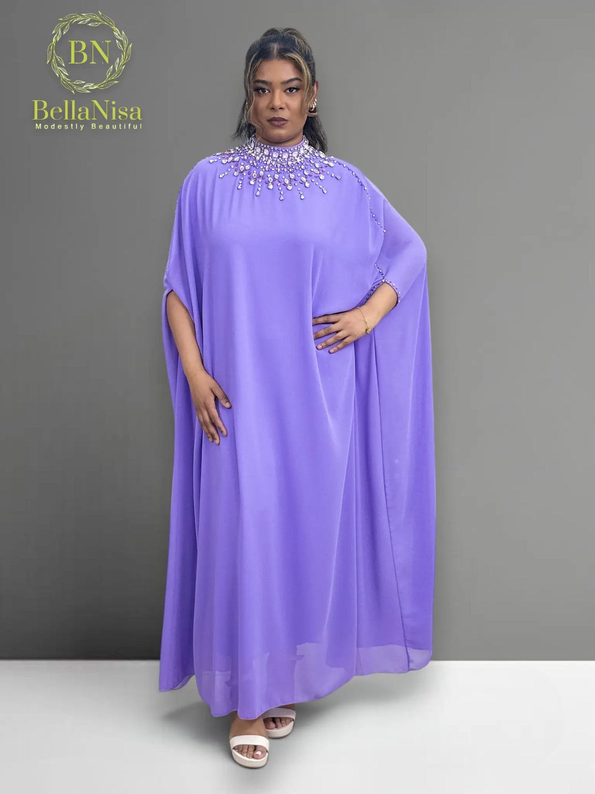 Kaftan Abaya Lavender