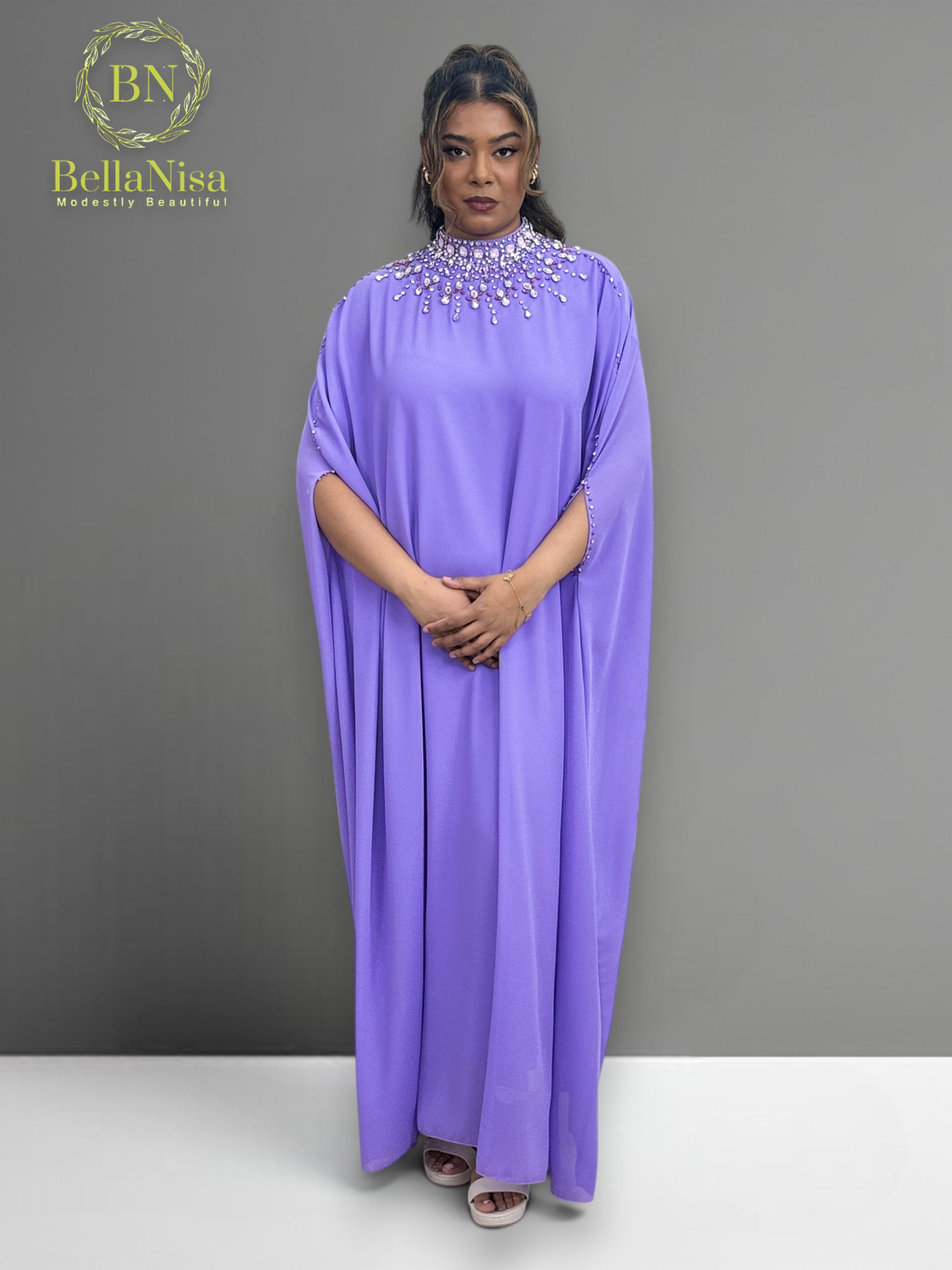 Kaftan Abaya Lavender