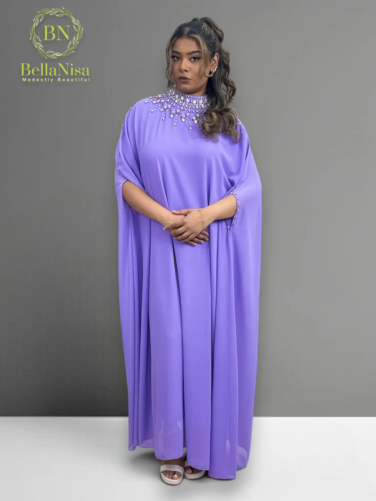 Kaftan Abaya Lavender