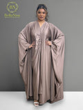 Abaya Satin Choc
