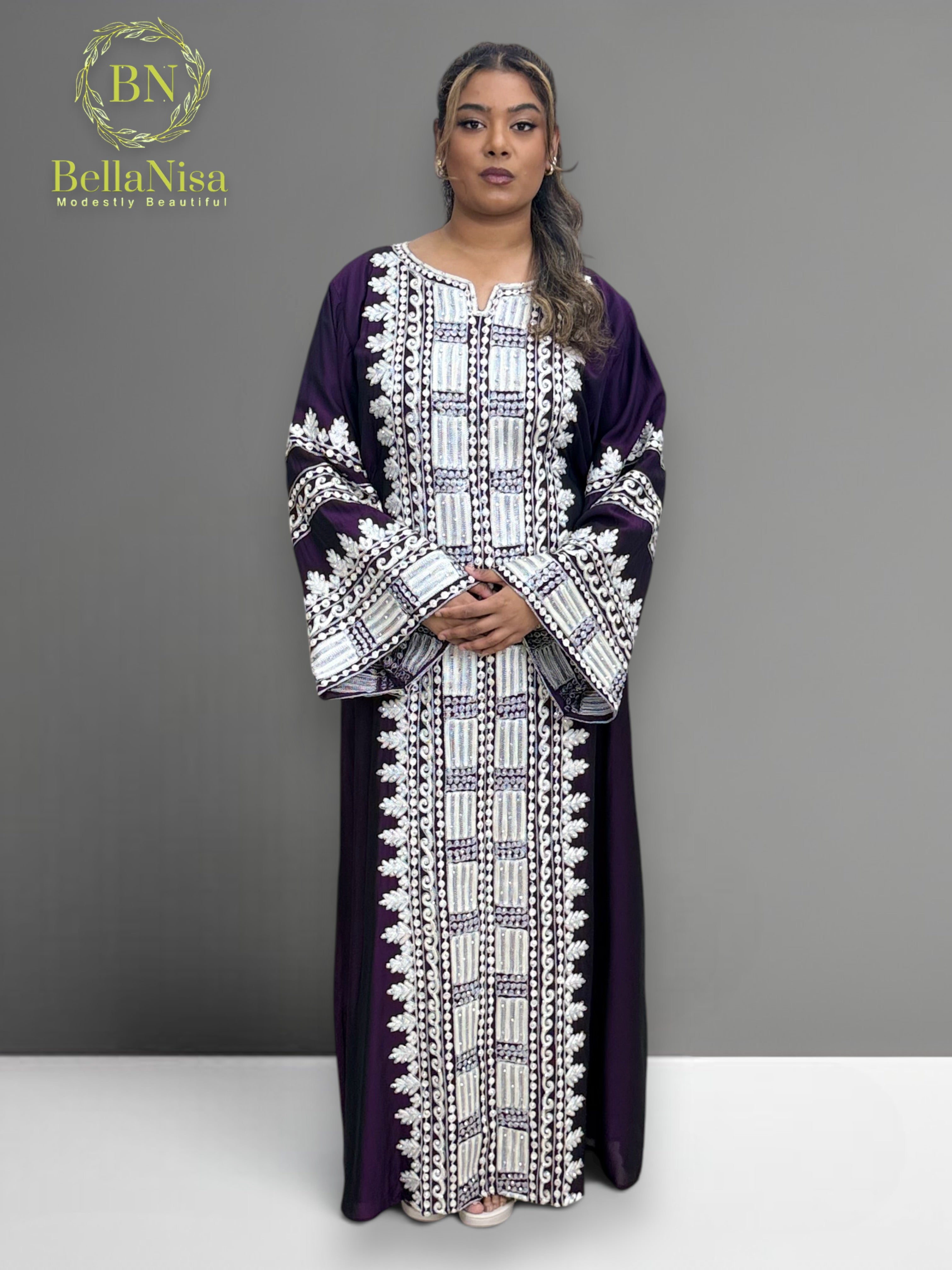 Madan Kaftan Purple