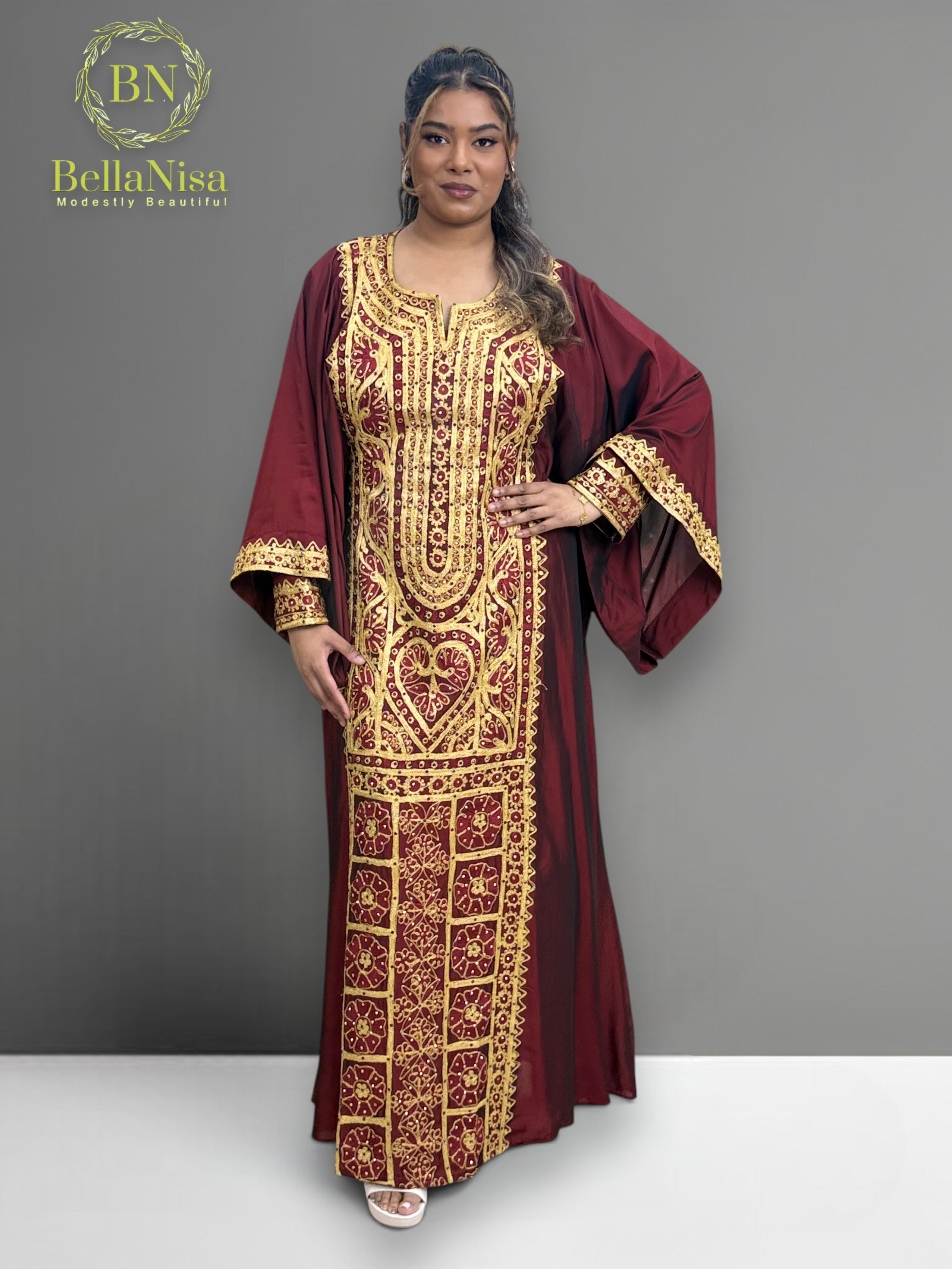 Madina Abaya Red
