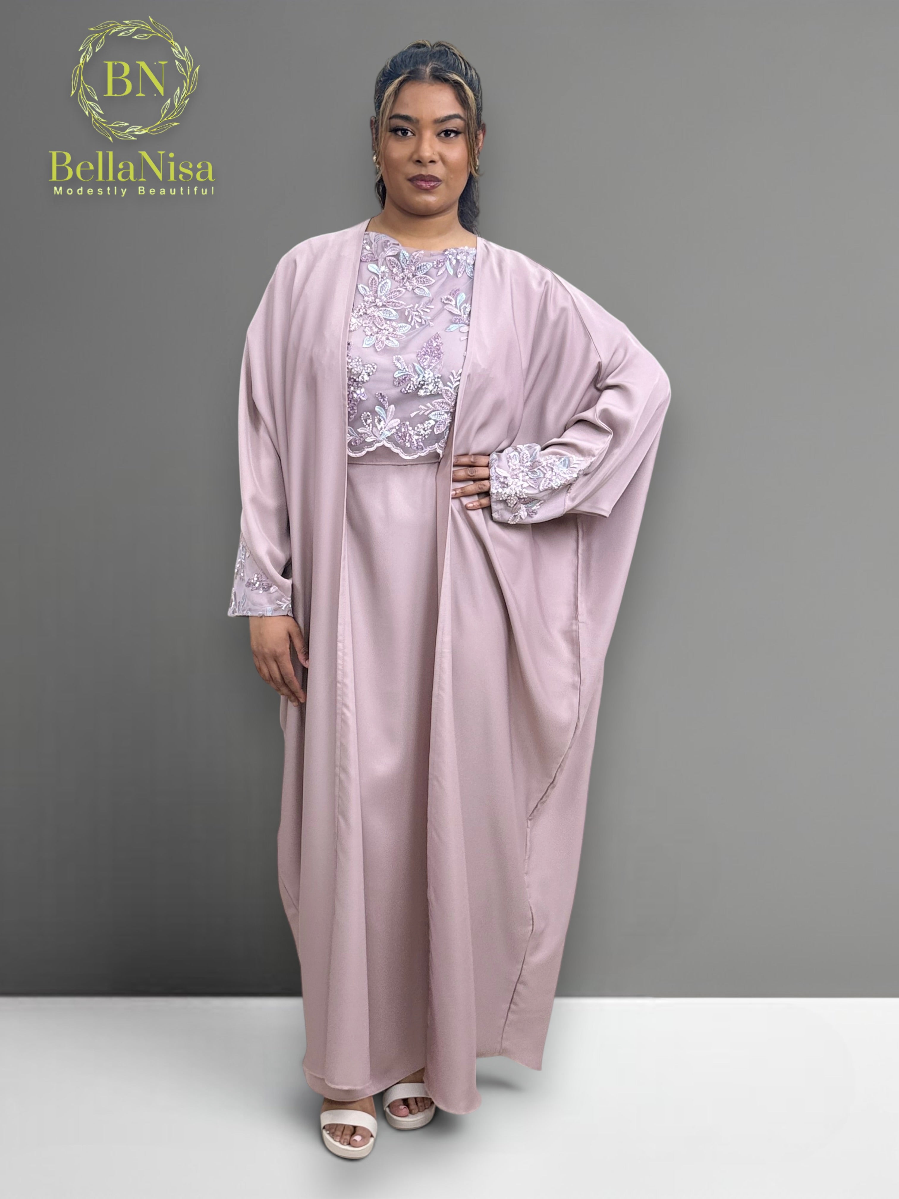 Abaya Blush Pink