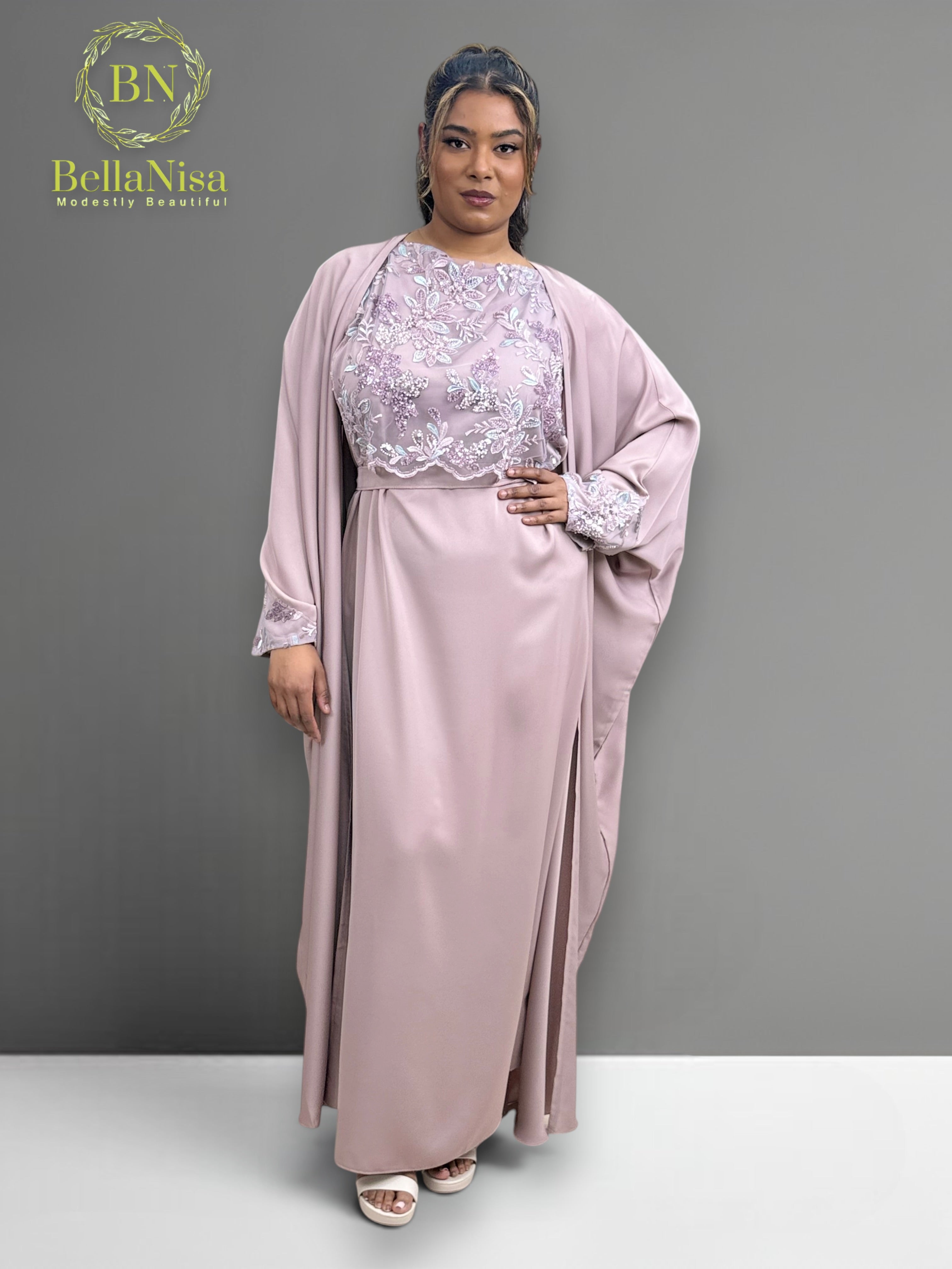 Abaya Blush Pink
