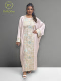 Abaya Pashmin Pastel