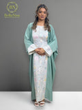Abaya Pashmin Turquoise
