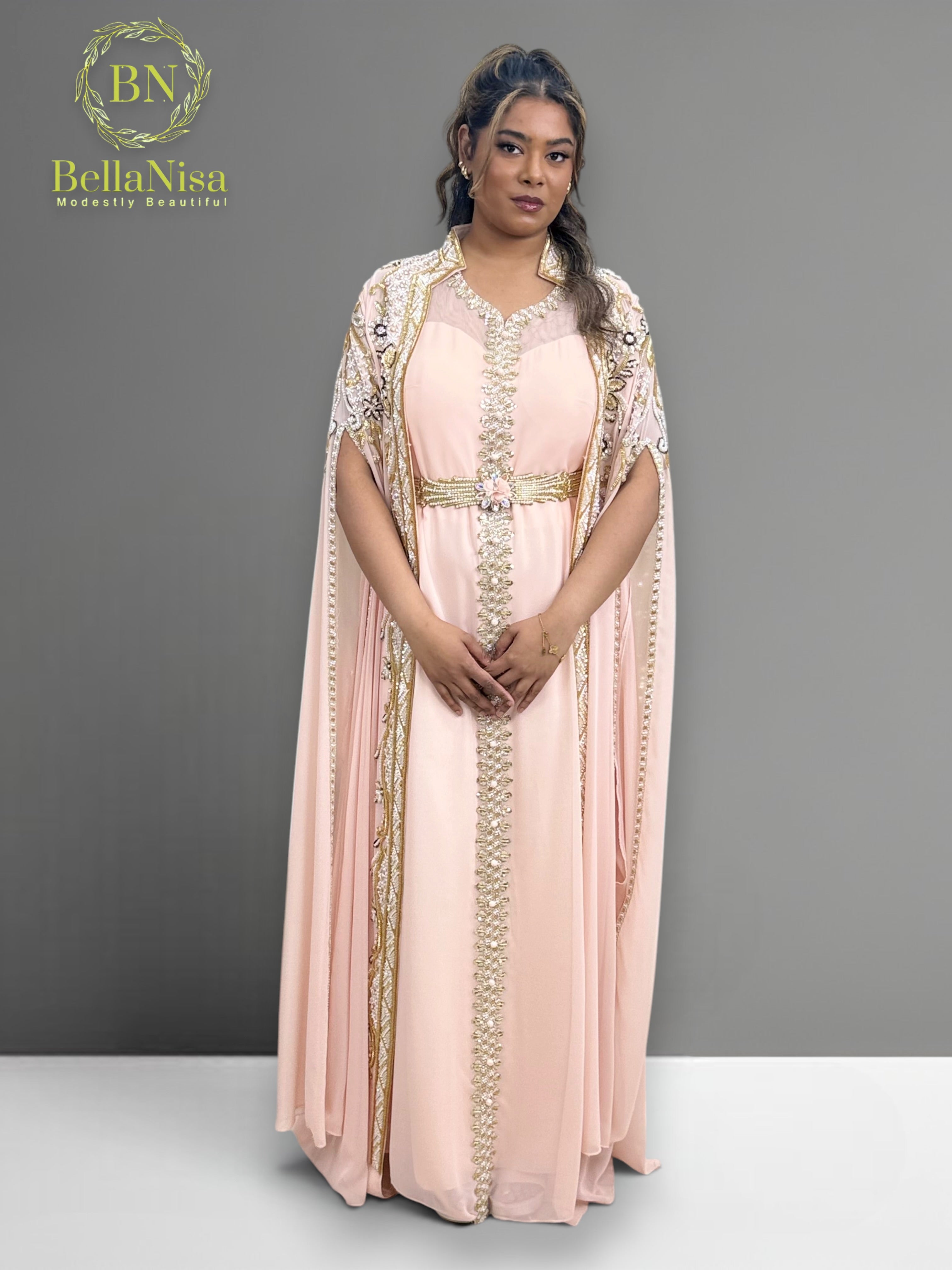 Arusa Kaftan Peach