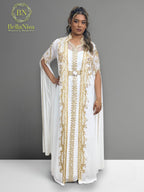 Arusa Kaftan White