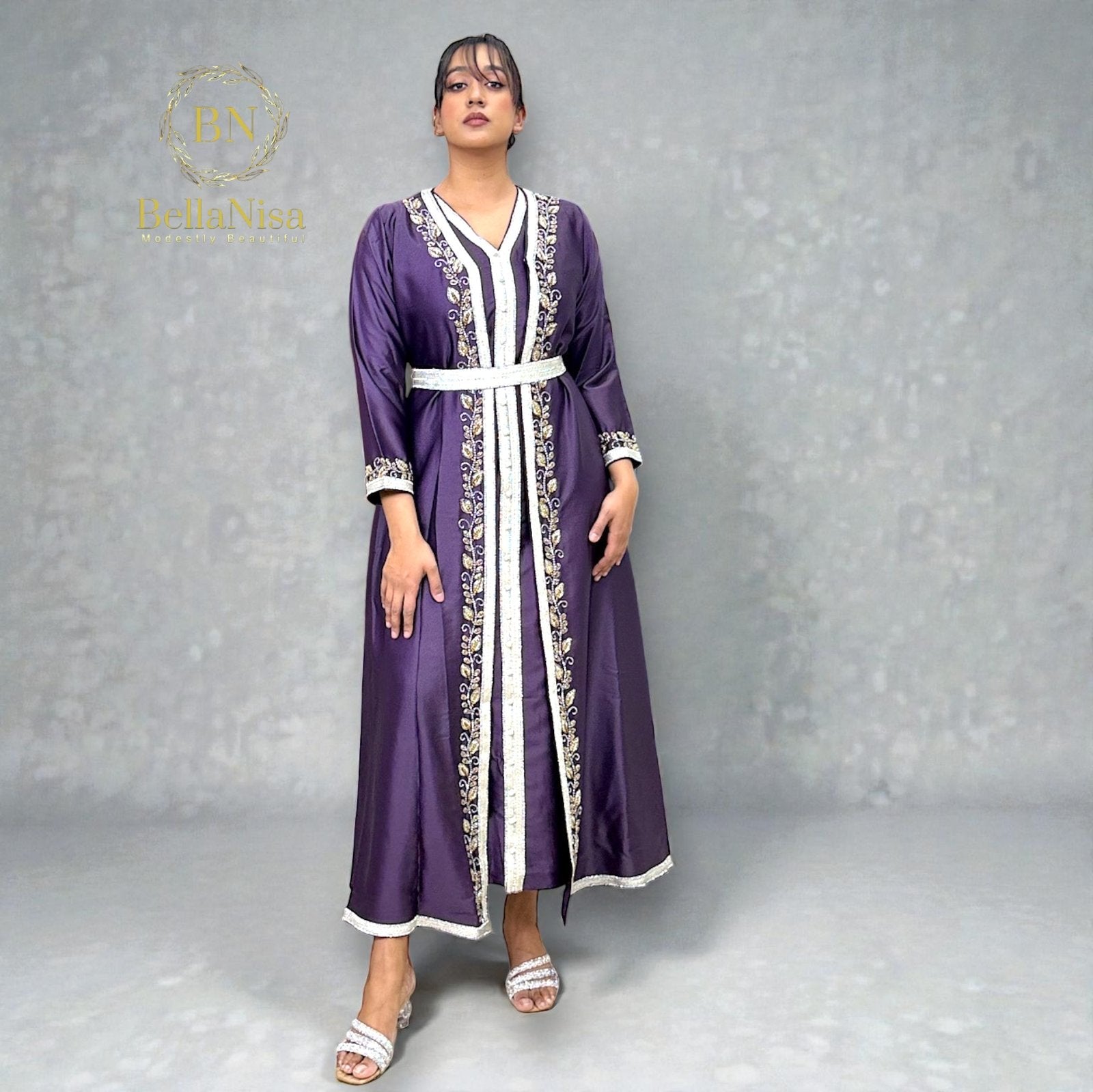 Tahara Kaftan Purple