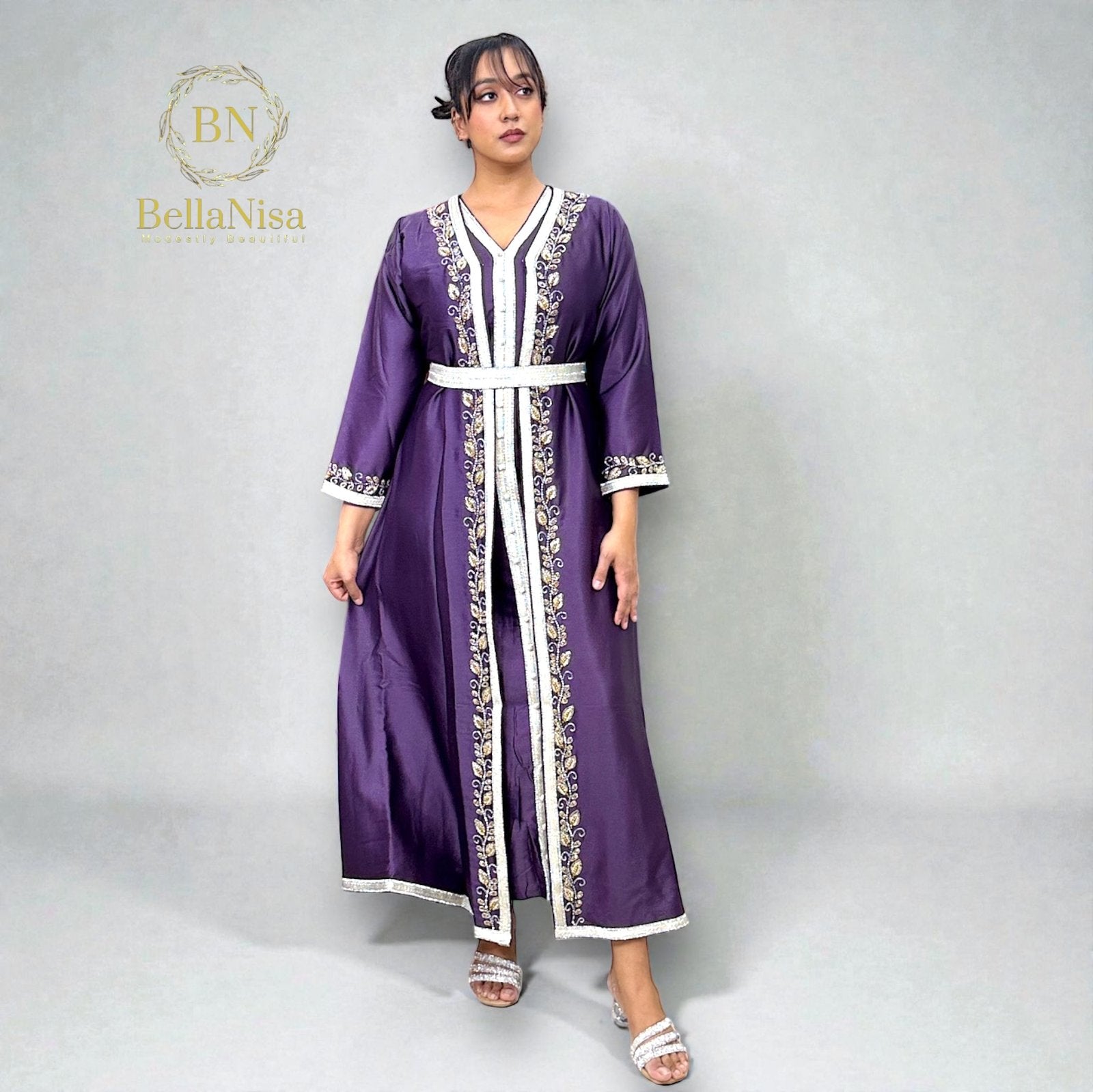 Tahara Kaftan Purple