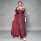 Yara Kaftan Claret