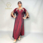 Yara Kaftan Claret