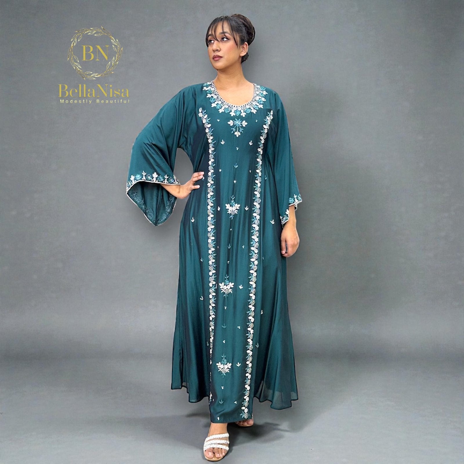 Hiyah Kaftan Green