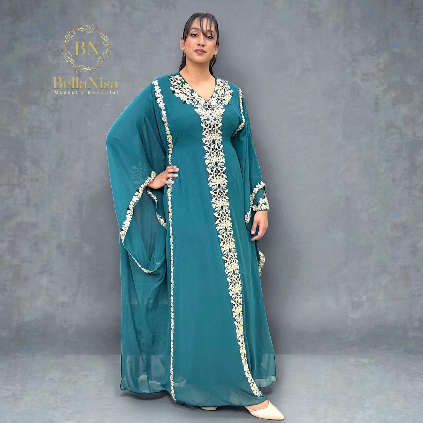 Gheeba Kaftan Emerald