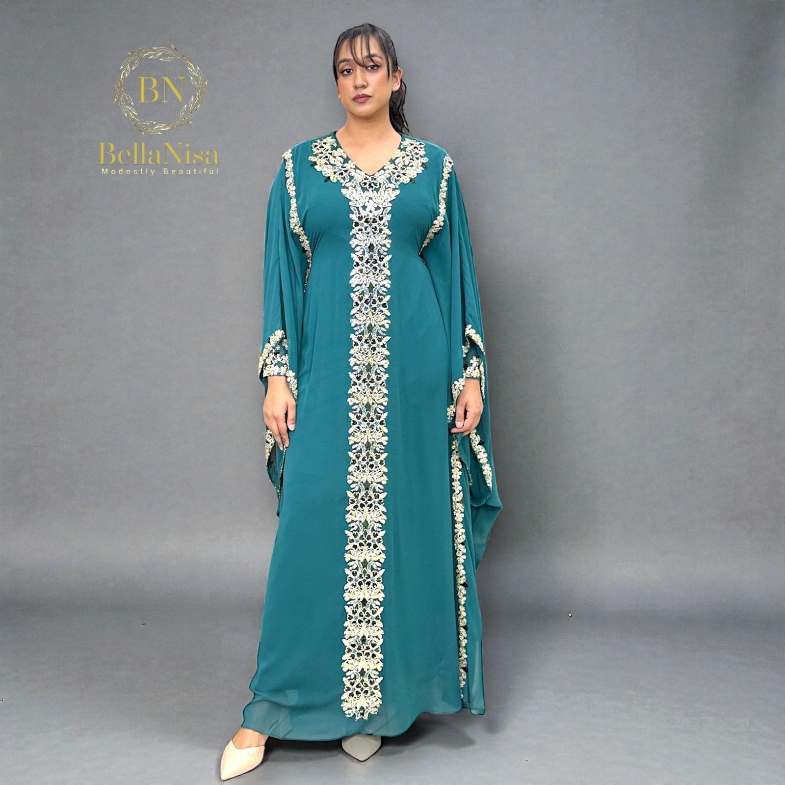 Gheeba Kaftan Emerald