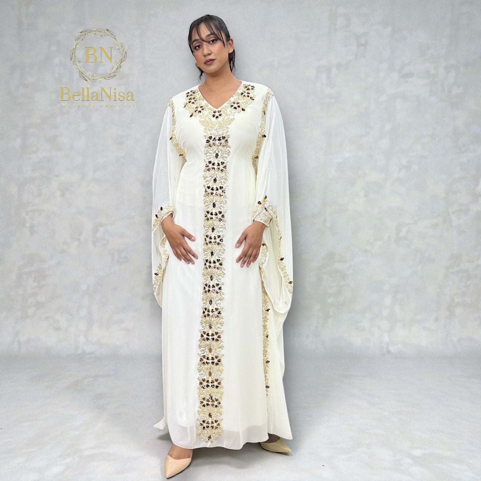 Gheeba Kaftan Cream