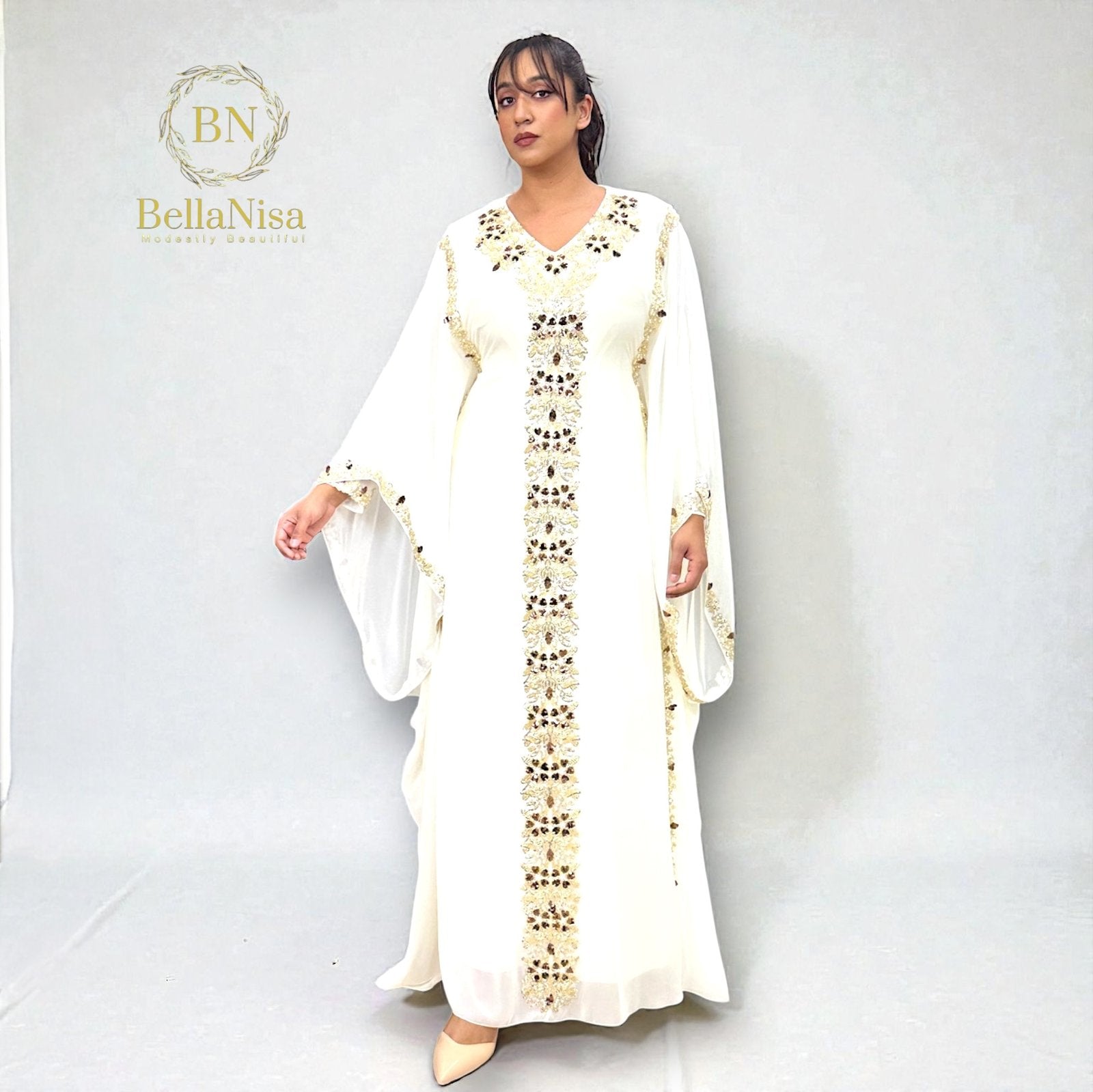 Gheeba Kaftan Cream