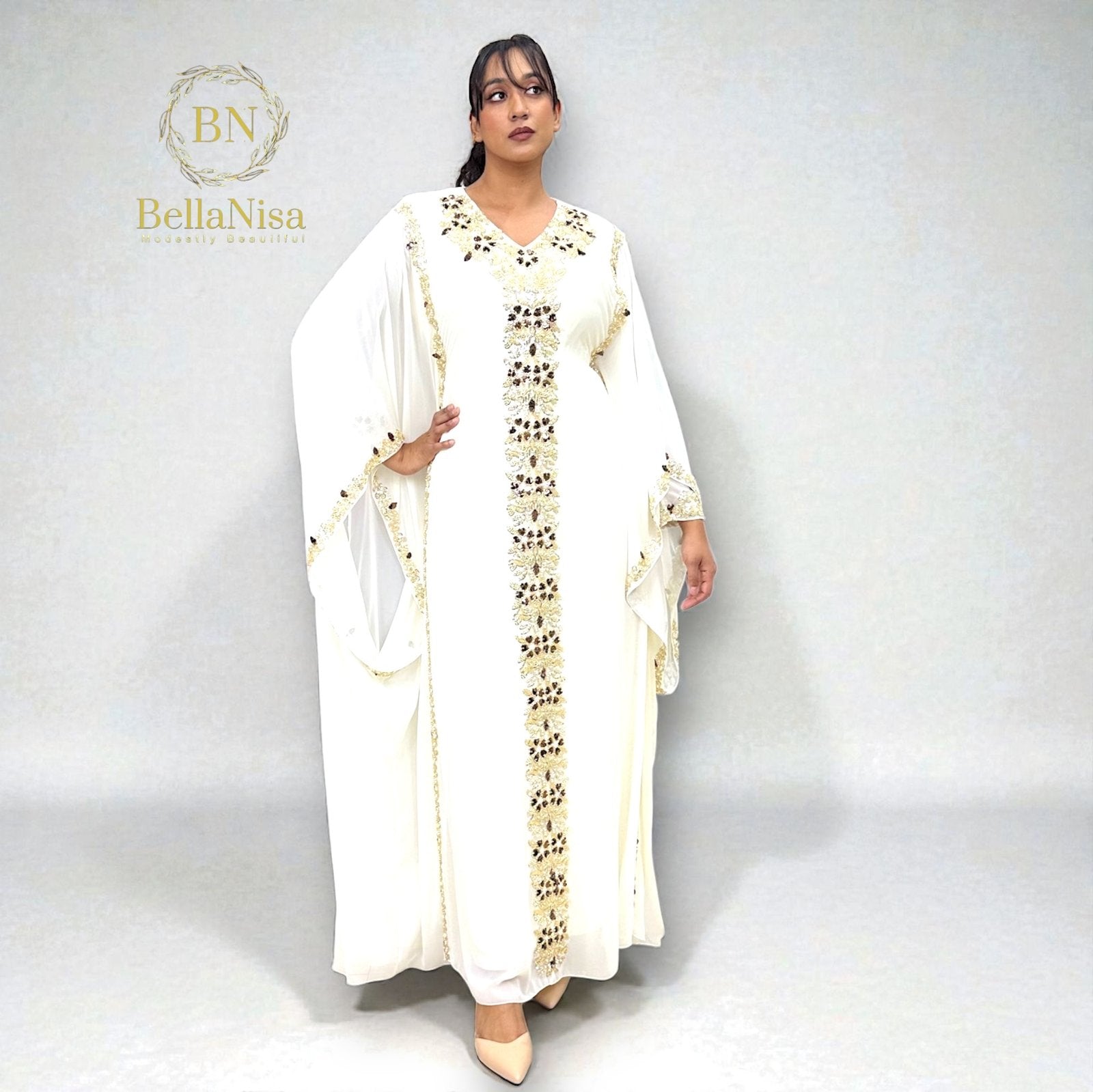 Gheeba Kaftan Cream