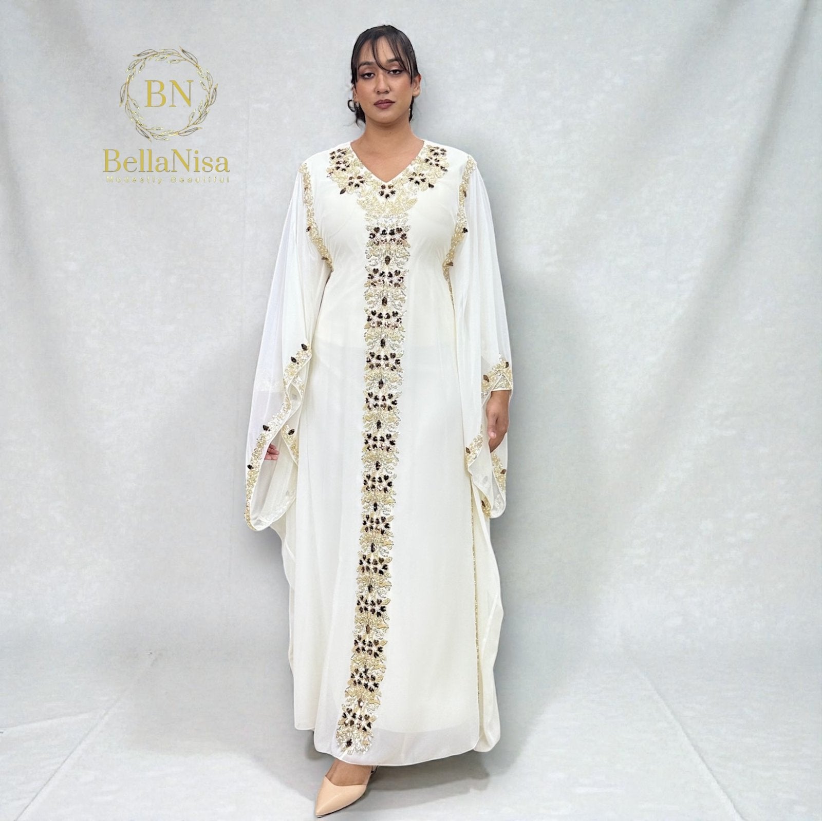 Gheeba Kaftan Cream