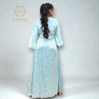 Taha Kaftan Baby Blue