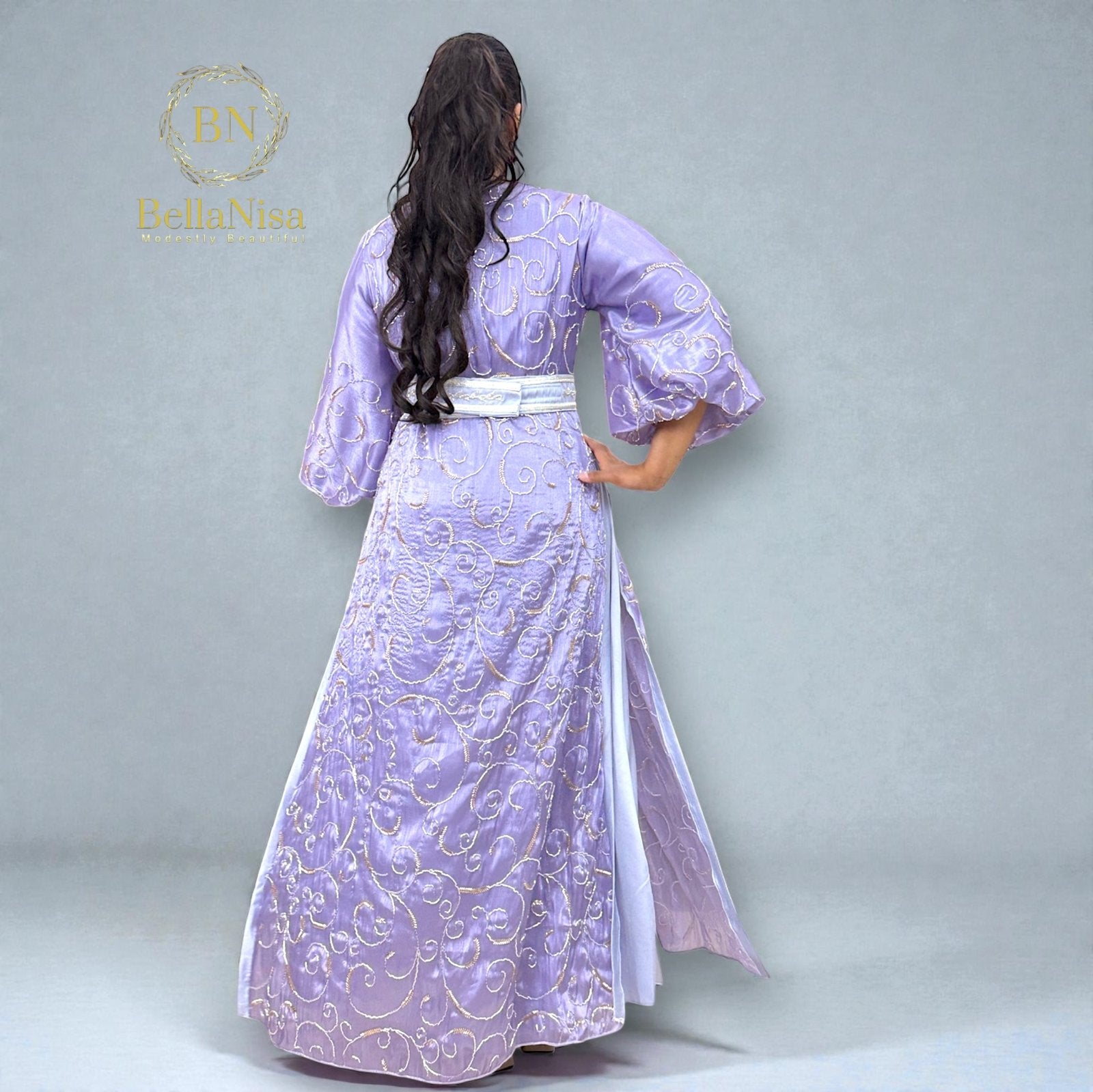 Taha Kaftan Lavender