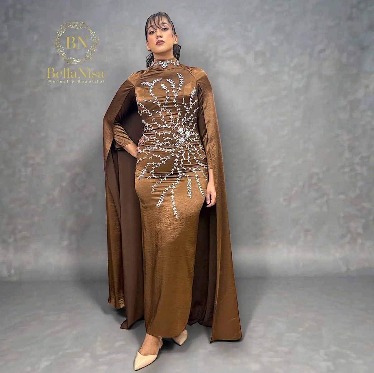 Ari Cape Dress