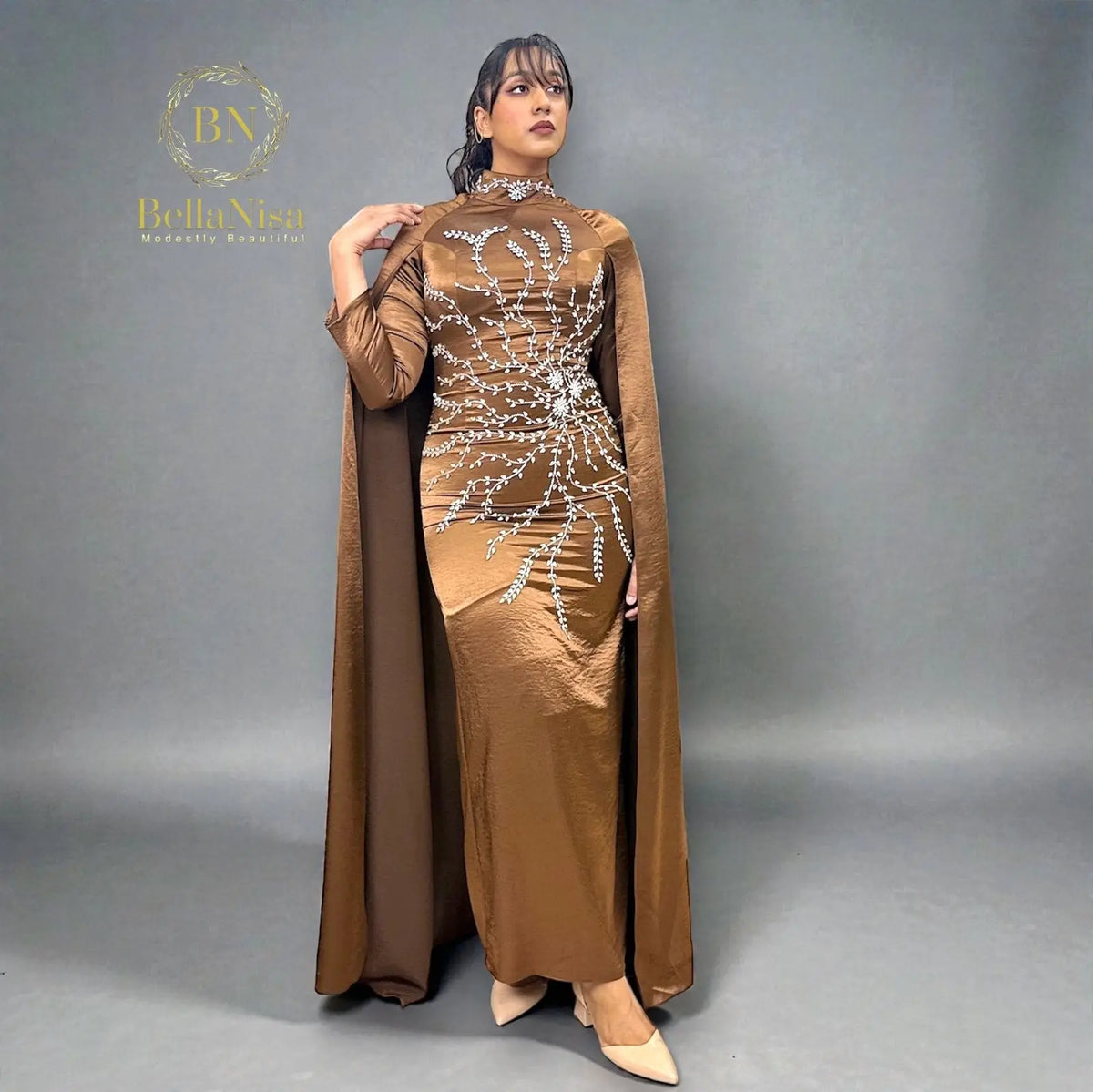 Ari Cape Dress