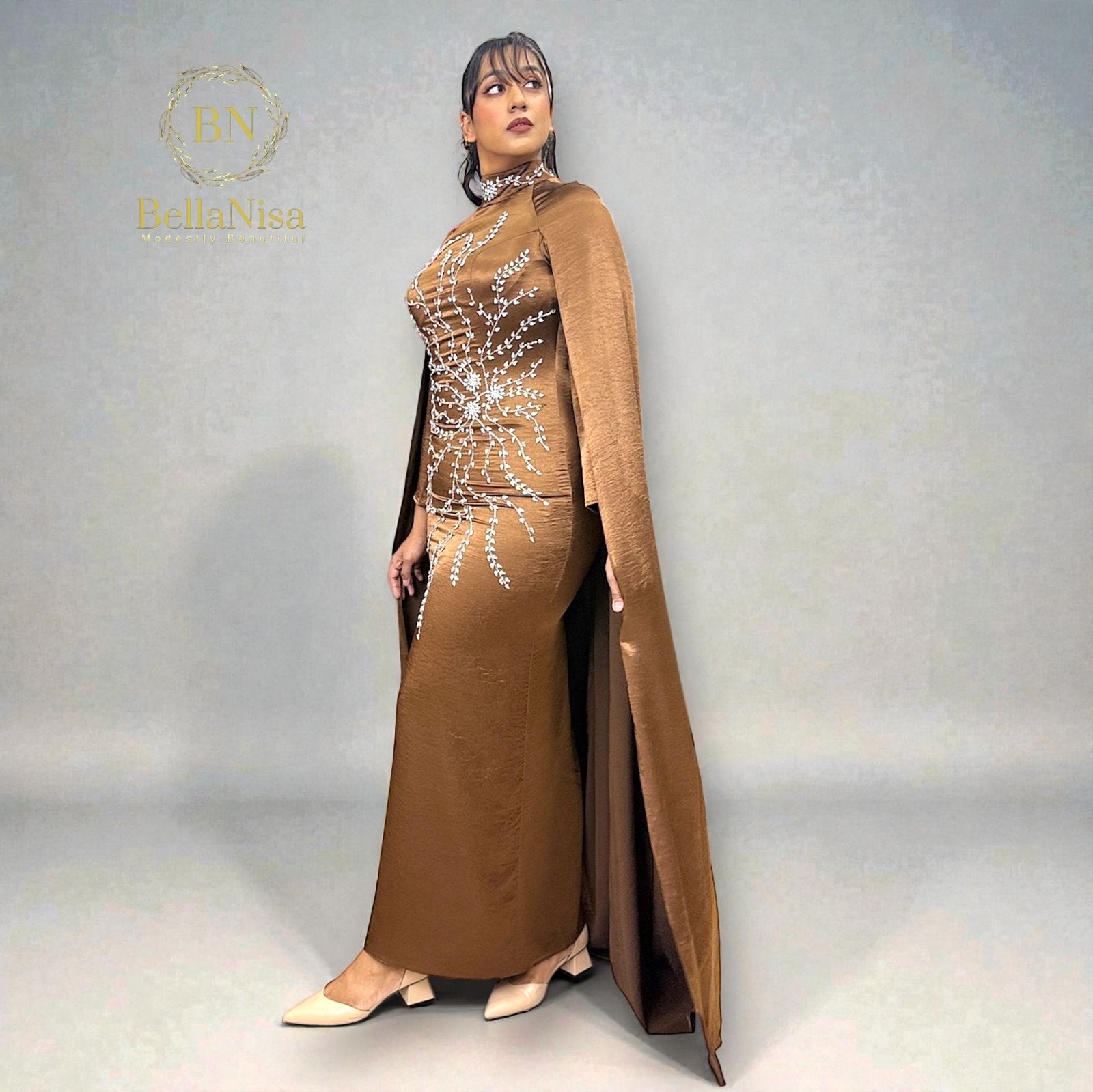 Ari Cape Dress