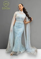 Selena Bespoke Gown Sky Blue