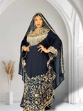 Lina Abaya Kaftan Black
