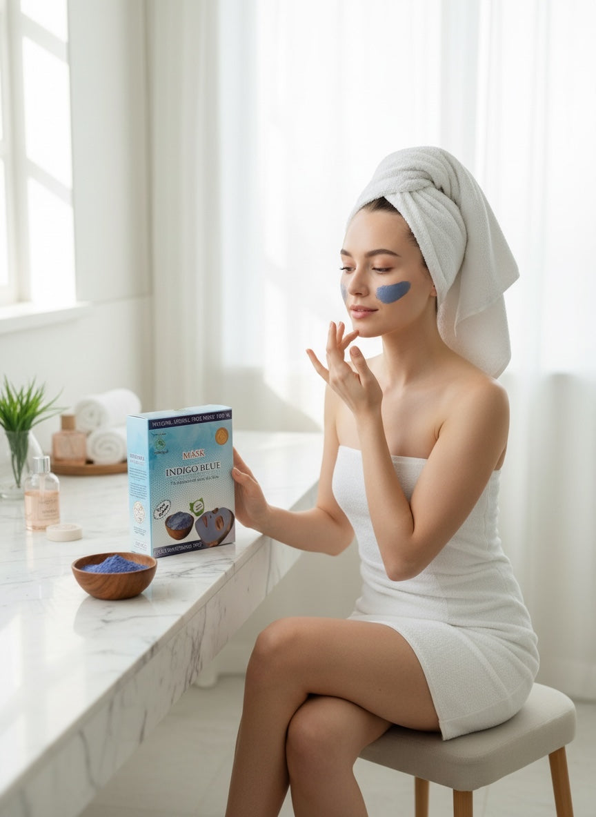 Indigo Nila Face Mask