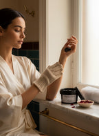Morrocan Black Soap with Rose Oil.