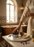 Morrocan Black Soap with Argan Oil.