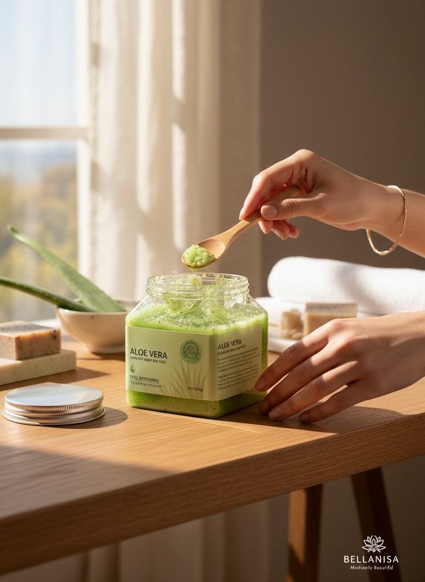 Aloe Vera Body Scrub.