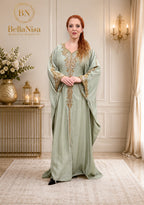 Warda Kaftan Sage