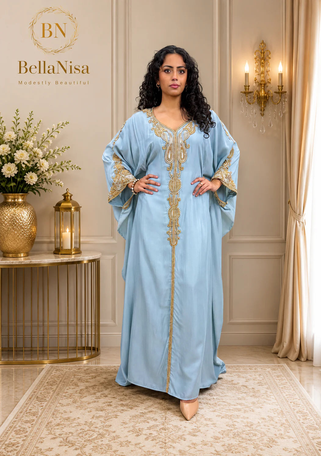 Warda Kaftan Sky