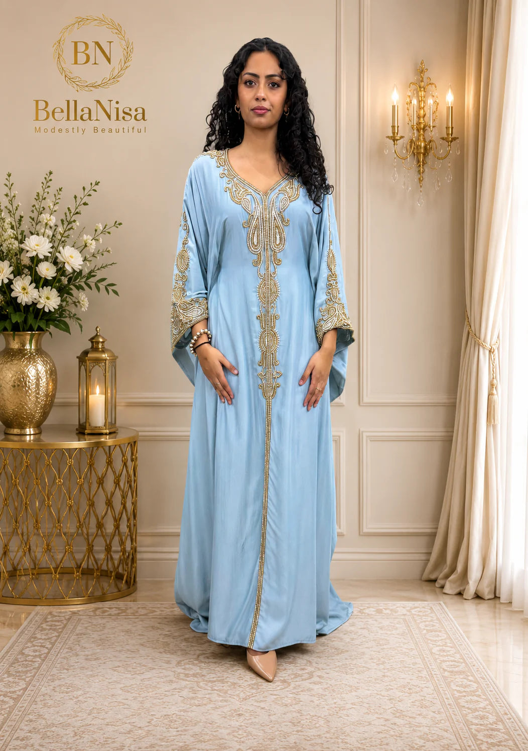 Warda Kaftan Sky