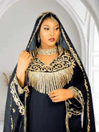 Lina Abaya Kaftan Black
